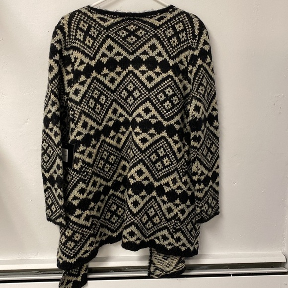 Cliche' Couture Wool Blend Cozy Open Cardigan Sweater Women Size Small - Picture 2 of 7